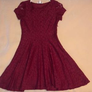 Charming Charlie S Maroon dress